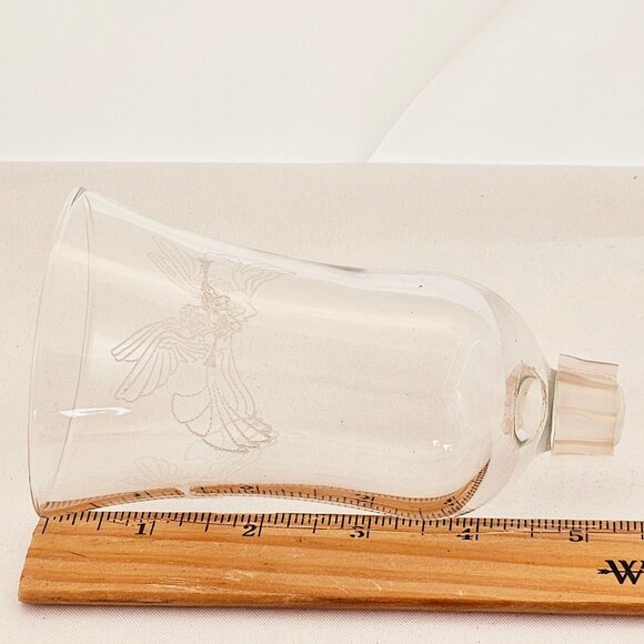 Homco Christmas Angel Sconce Votive Candle Holders 6" etched holiday cottagecore - Picture 6 of 7